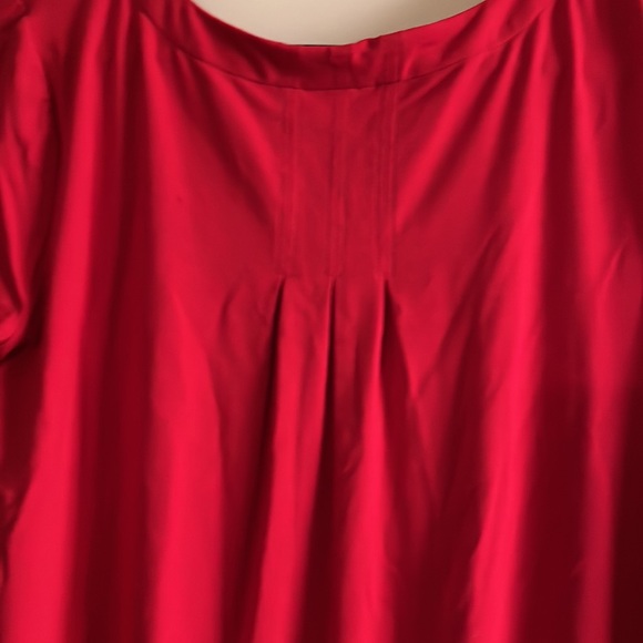 J Jill red t-shirt knit midi dress size M - Picture 5 of 5